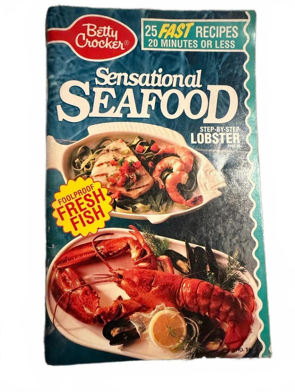 Betty Crocker Sensational Seafood Cookbook Magazine